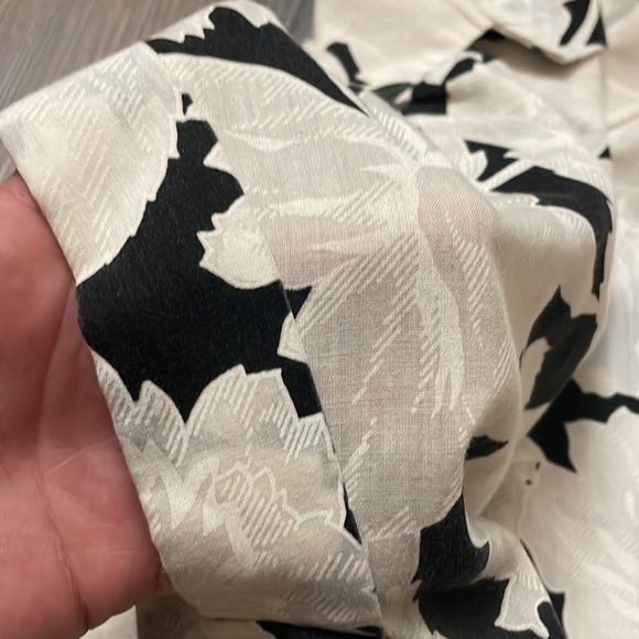 Vintage floral short sleeve button down shirt - Picture 4 of 6